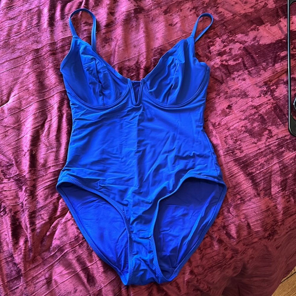POPILUSH Shapewear Swimsuit Deep V-Neck One-Piece Low-Back